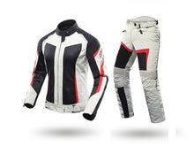 Load image into Gallery viewer, DUHAN Women Motorcycle Jacket Pants Summer Female Motorbike Motocross Jacket Clothes Pants Trousers Suits With CE Protector Gear