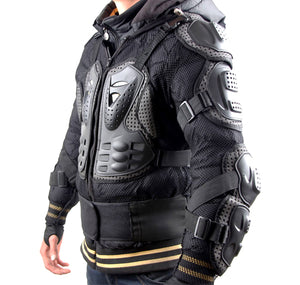 New Men's Motorcycle Armor Jacket MOTO Full Body Spine Chest protection Racing Gear Jackets Motocross protective Turtle