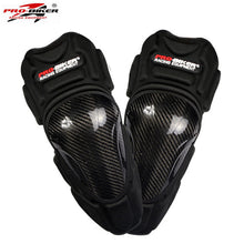 Load image into Gallery viewer, PRO-BIKER Motorcycle Carbon Fiber Kneedpads Elbow &amp; Knee Pads Protectors Guards Motocross Equipment Knee Protection Gear