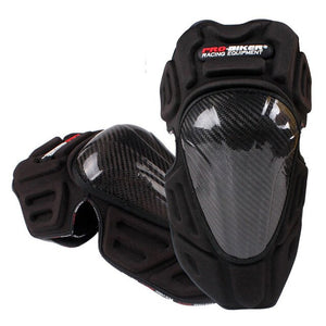 PRO-BIKER Motorcycle Carbon Fiber Kneedpads Elbow & Knee Pads Protectors Guards Motocross Equipment Knee Protection Gear